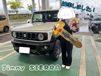 Jimny SIERRA　納車しました！！